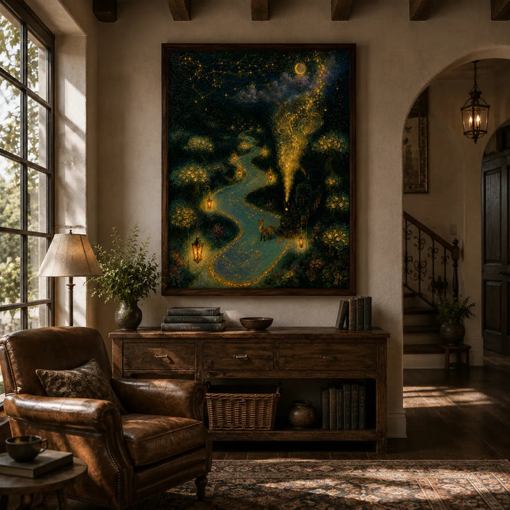 Enchanted Moonlit Forest