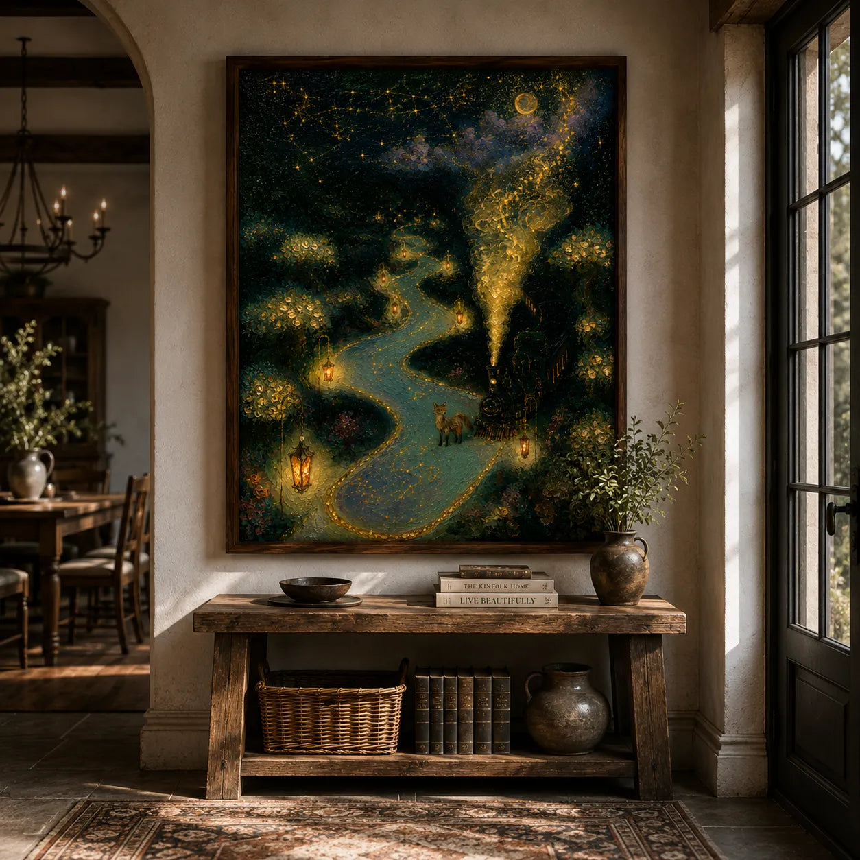 Enchanted Moonlit Forest