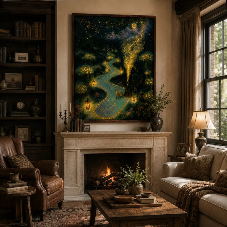 Enchanted Moonlit Forest