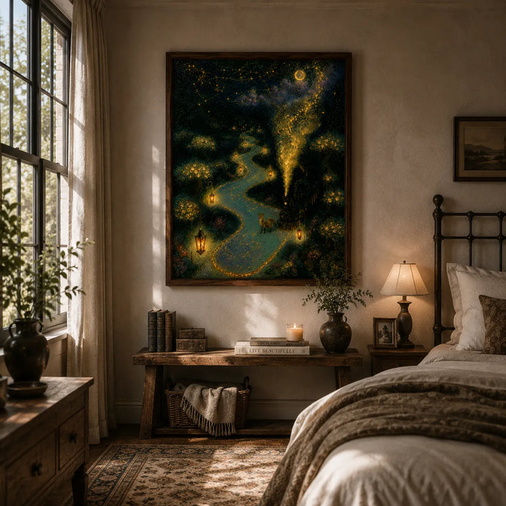 Enchanted Moonlit Forest