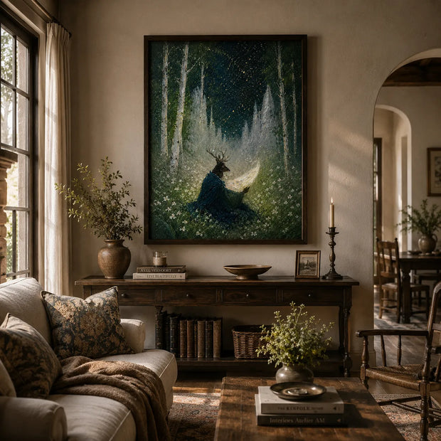 Moonlit Stag Reader