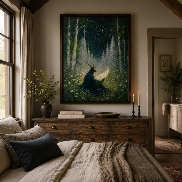 Moonlit Stag Reader