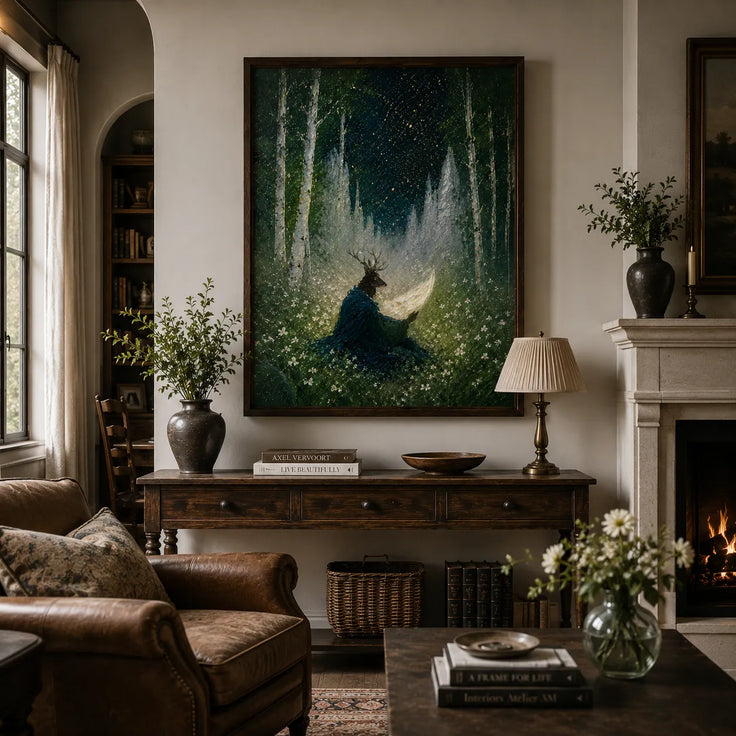 Moonlit Stag Reader