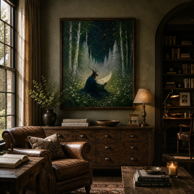 Moonlit Stag Reader