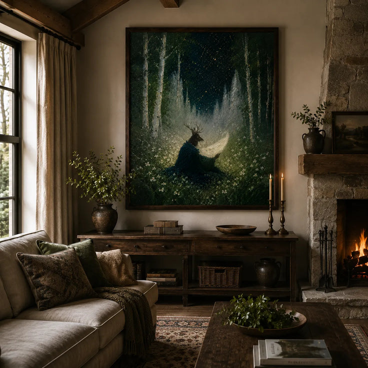 Moonlit Stag Reader