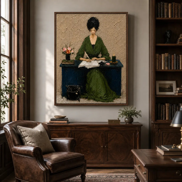 Quiet Writer Portrait