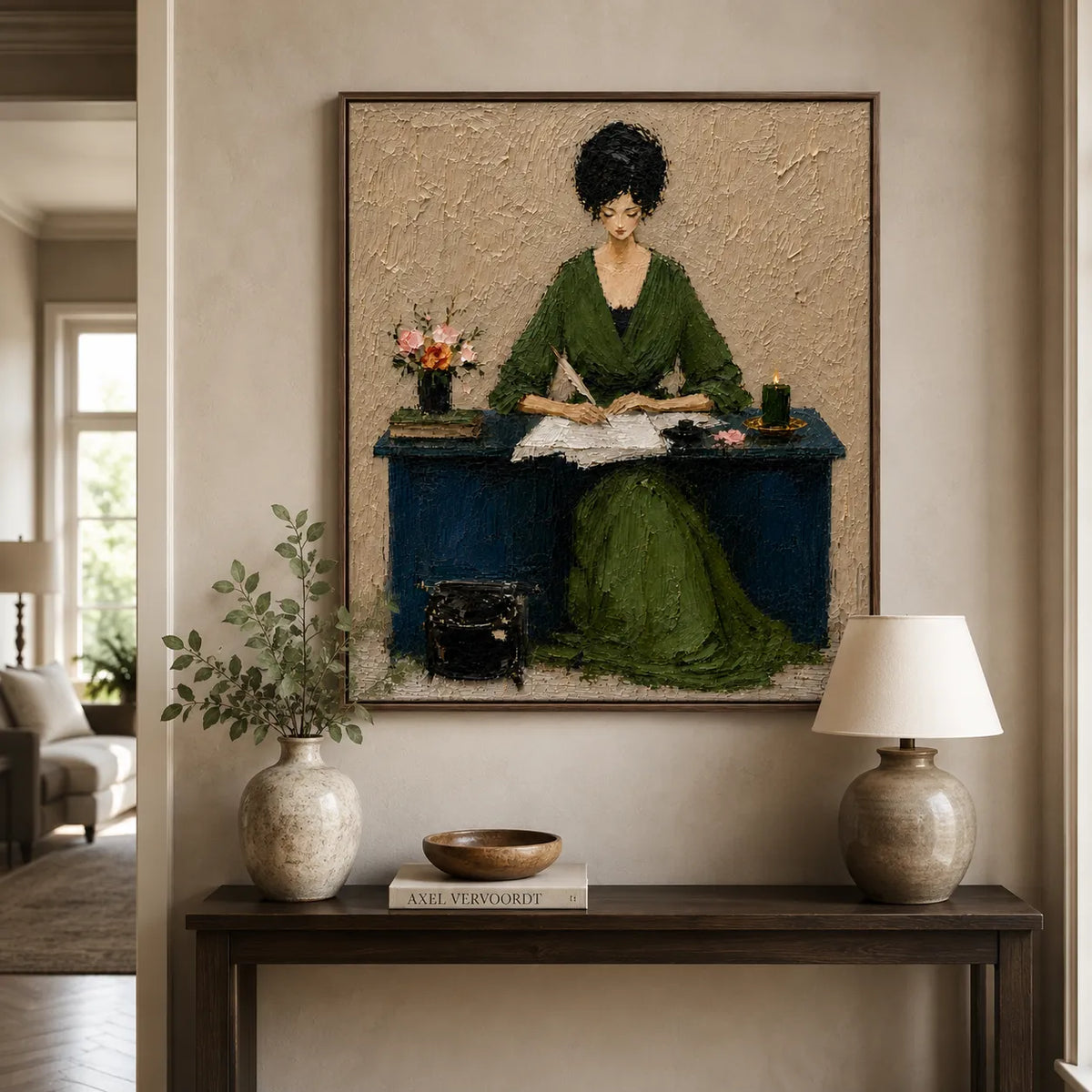 Quiet Writer Portrait