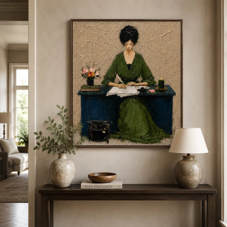 Quiet Writer Portrait