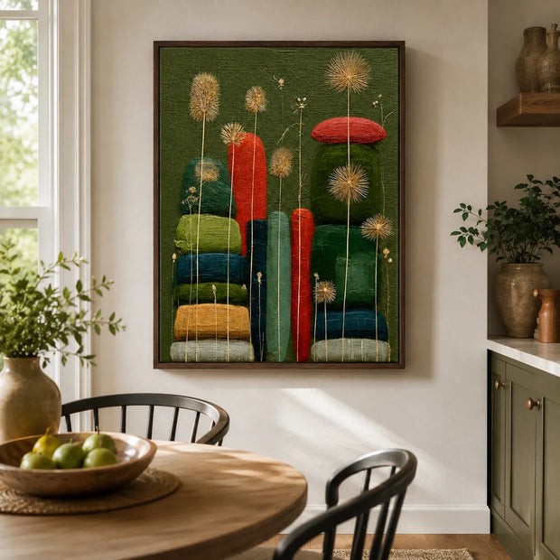 Abstract Botanical Stack