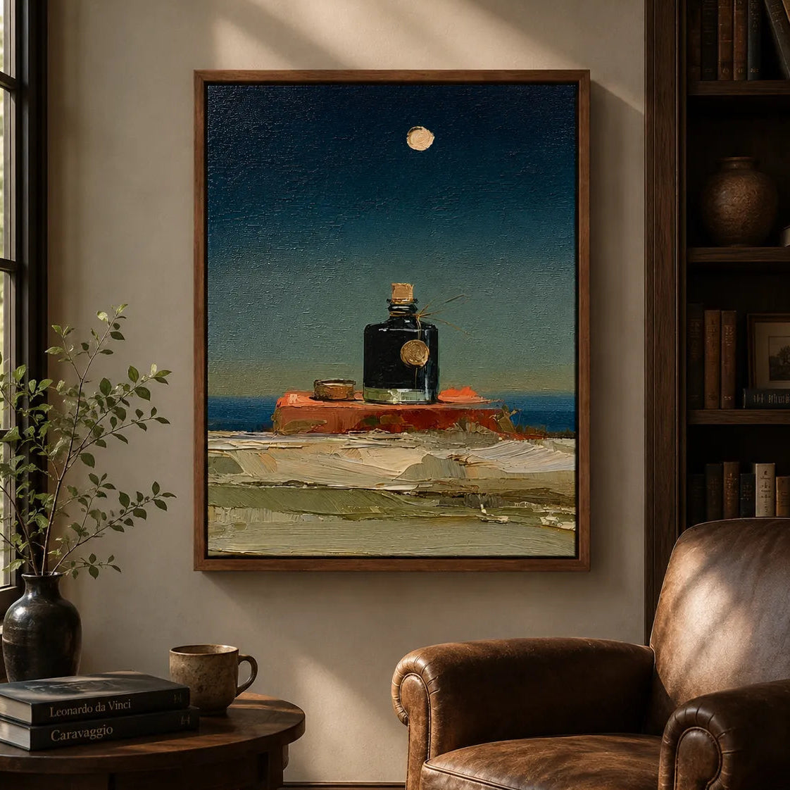 Moonlit Vessel Coastal
