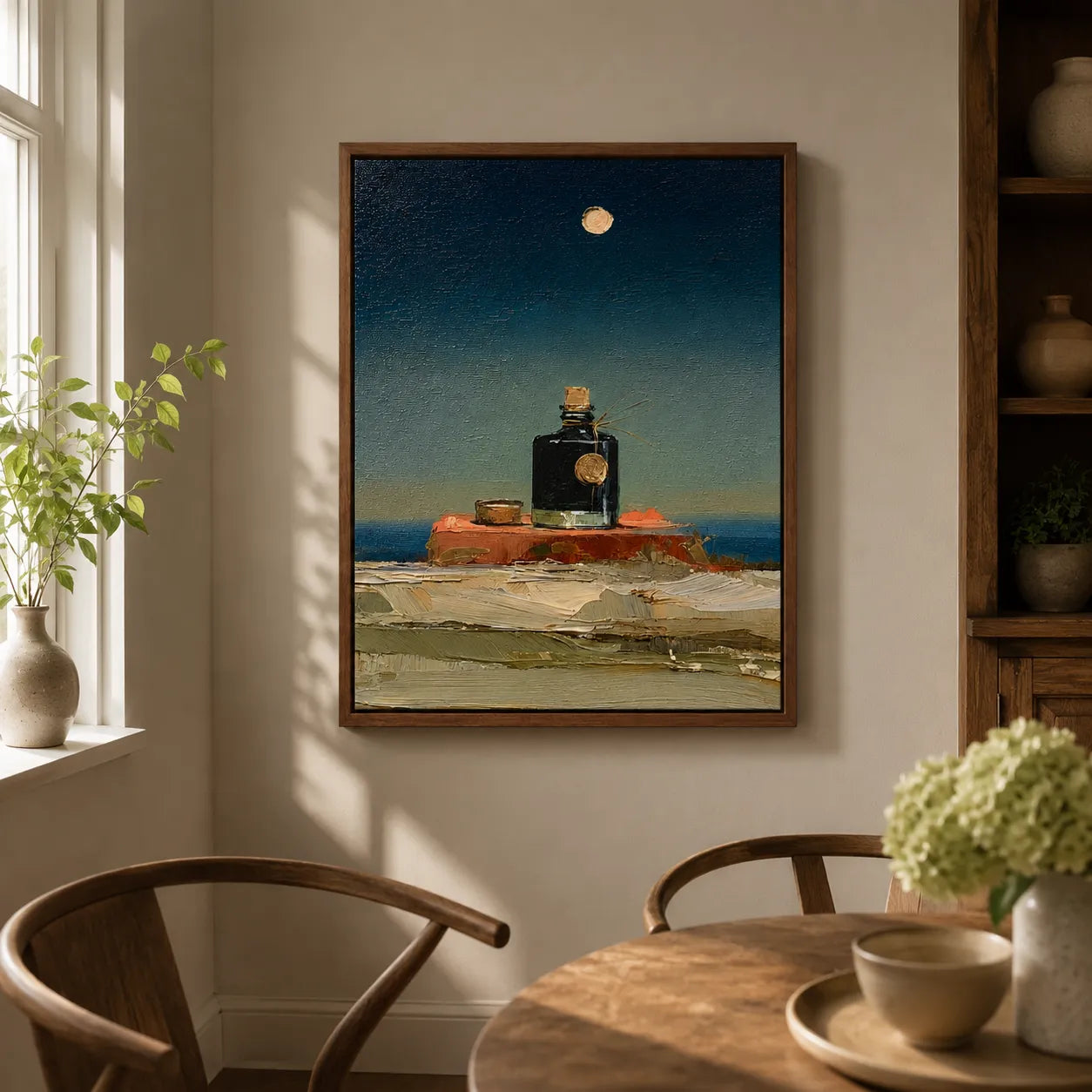Moonlit Vessel Coastal