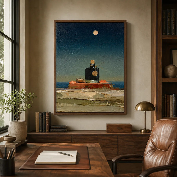 Moonlit Vessel Coastal