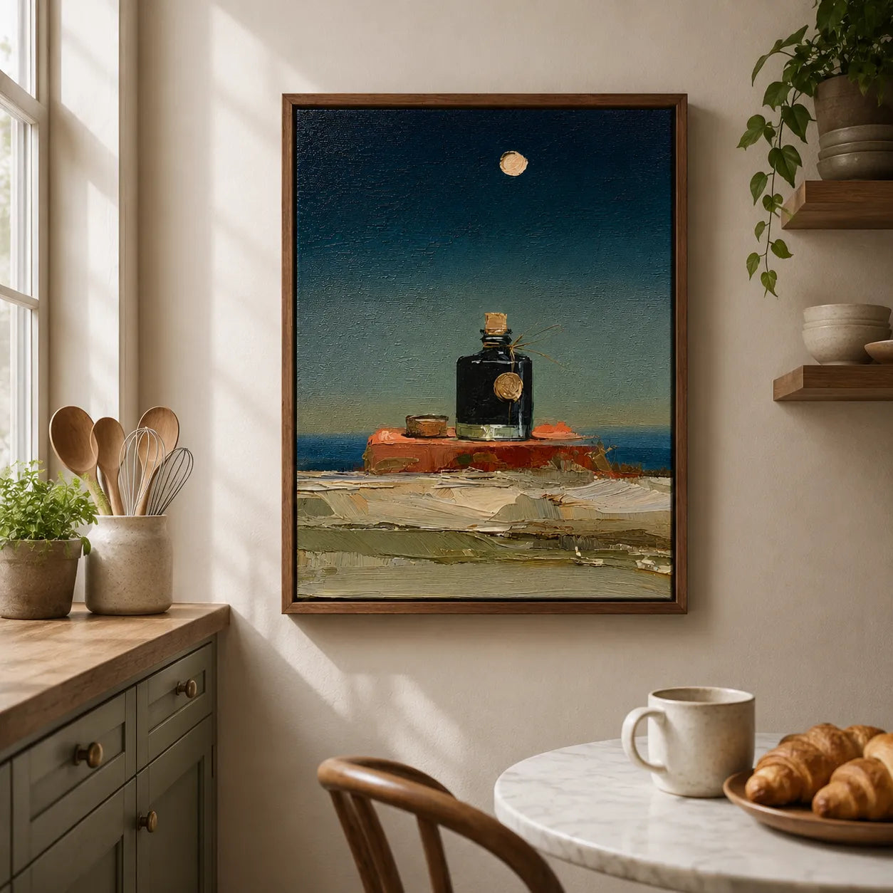 Moonlit Vessel Coastal