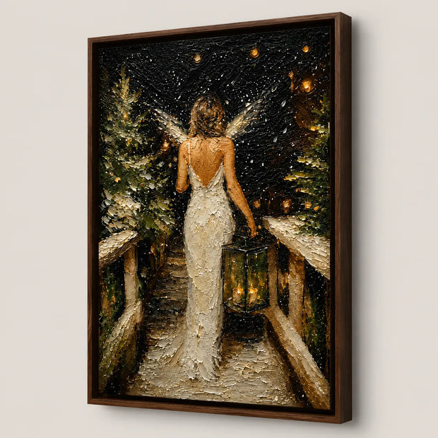 Winter Lantern Angel