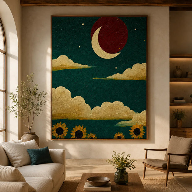 Crimson Moon Sunflower