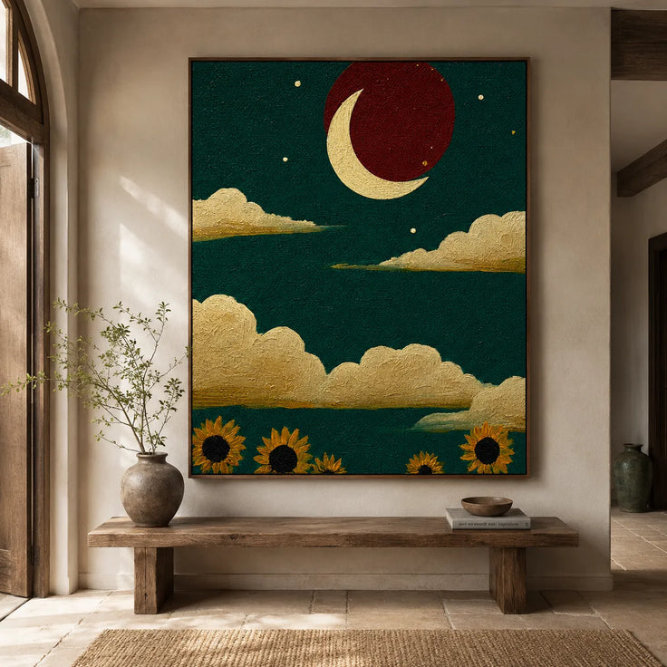 Crimson Moon Sunflower