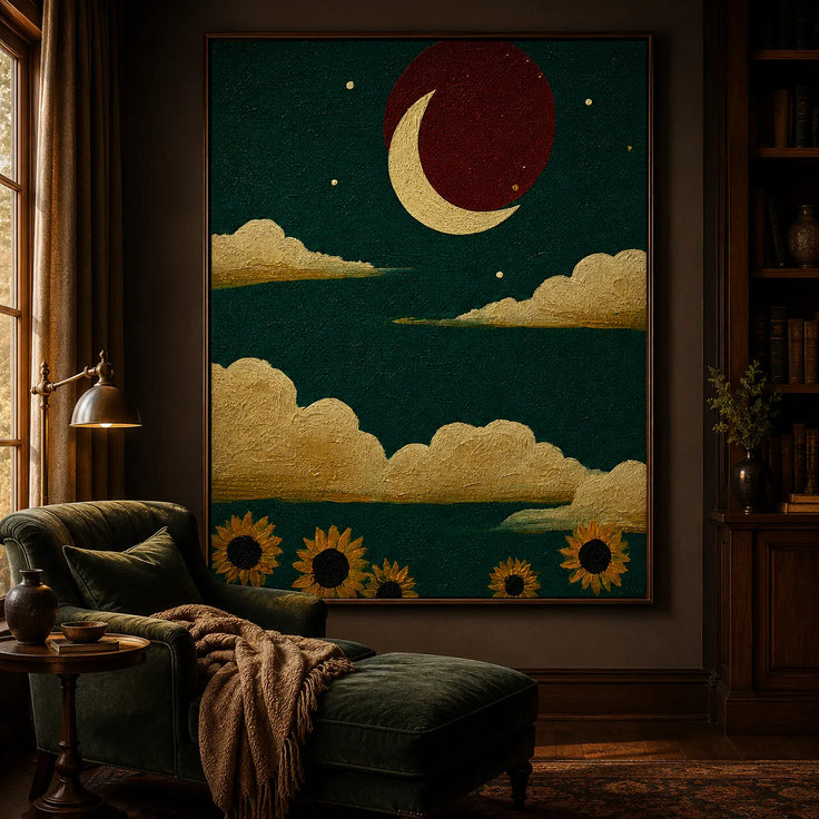 Crimson Moon Sunflower