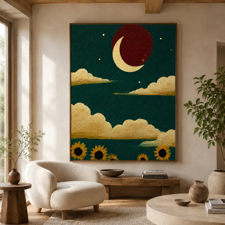 Crimson Moon Sunflower