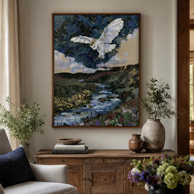 Moonlit Flight Eagle