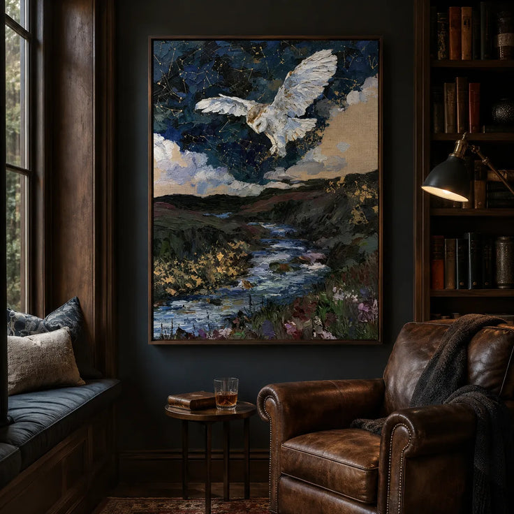 Moonlit Flight Eagle