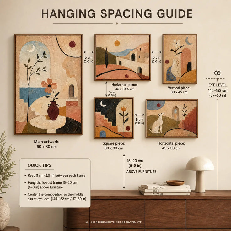 Mediterranean Harmony Gallery Wall (Including 5 Piece)