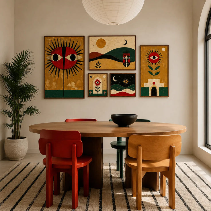 Mystic Folk Gallery Wall Gallery Wall (Including 5 Piece)