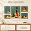 Moonlit Desert Fox Gallery Wall (Including 5 Piece)