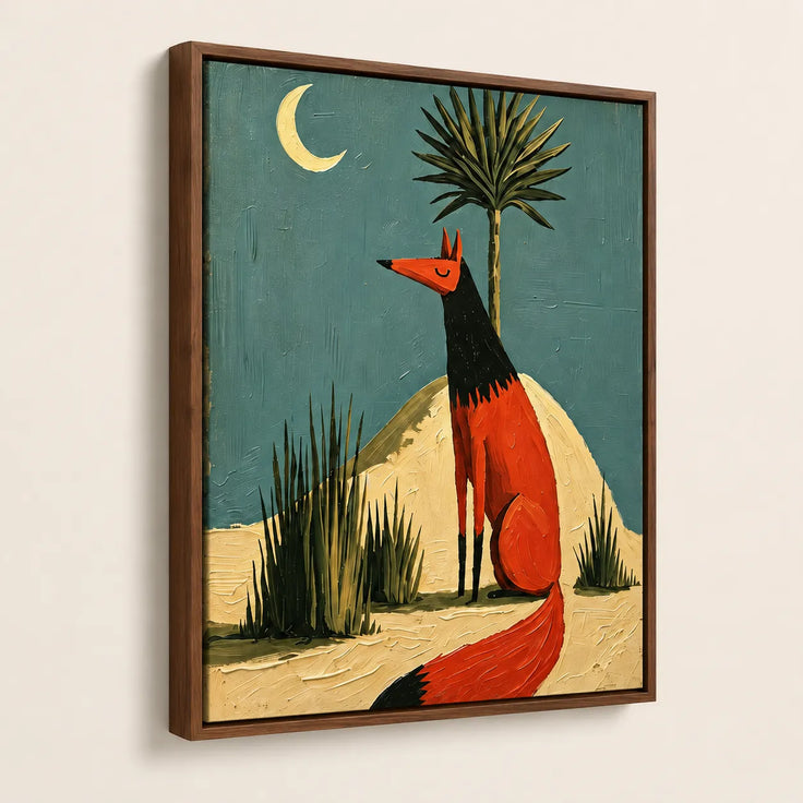 Moonlit Desert Fox Gallery Wall (Including 5 Piece)