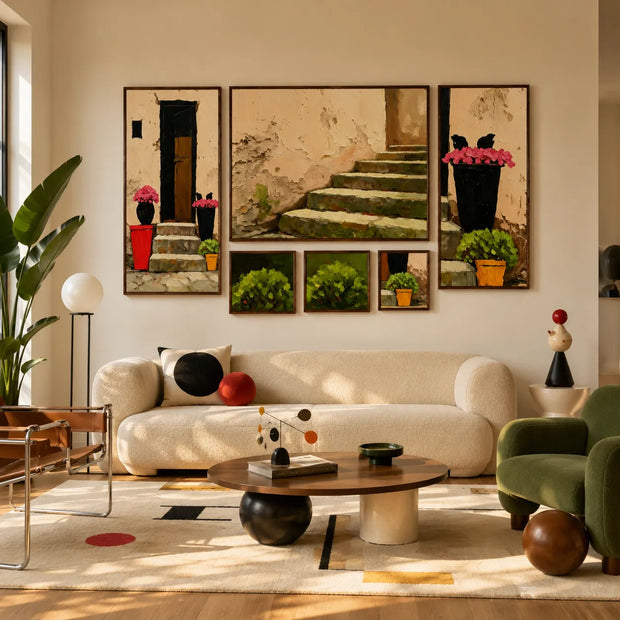 Mediterranean Courtyard Gallery Wall (Including 6 Piece)