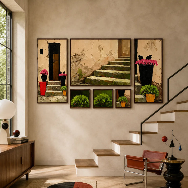 Mediterranean Courtyard Gallery Wall (Including 6 Piece)