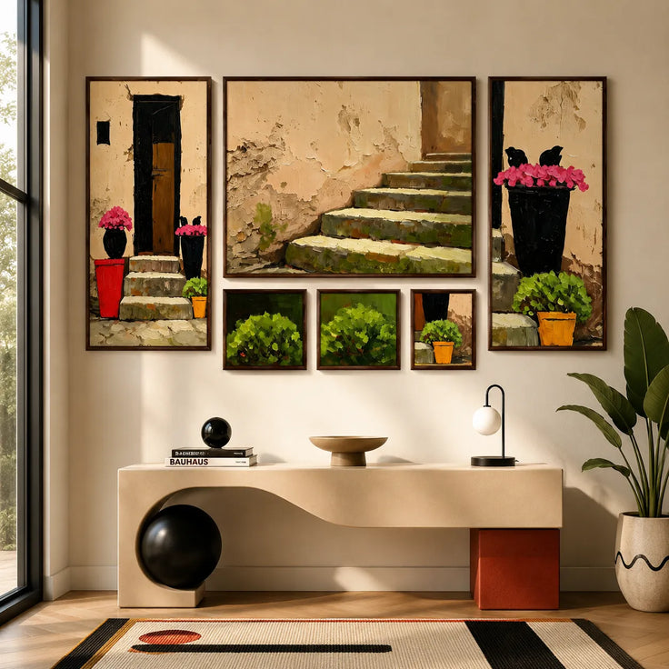 Mediterranean Courtyard Gallery Wall (Including 6 Piece)