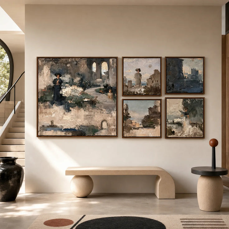 Romantic Ruins Gallery Wall (Including 5 Piece)