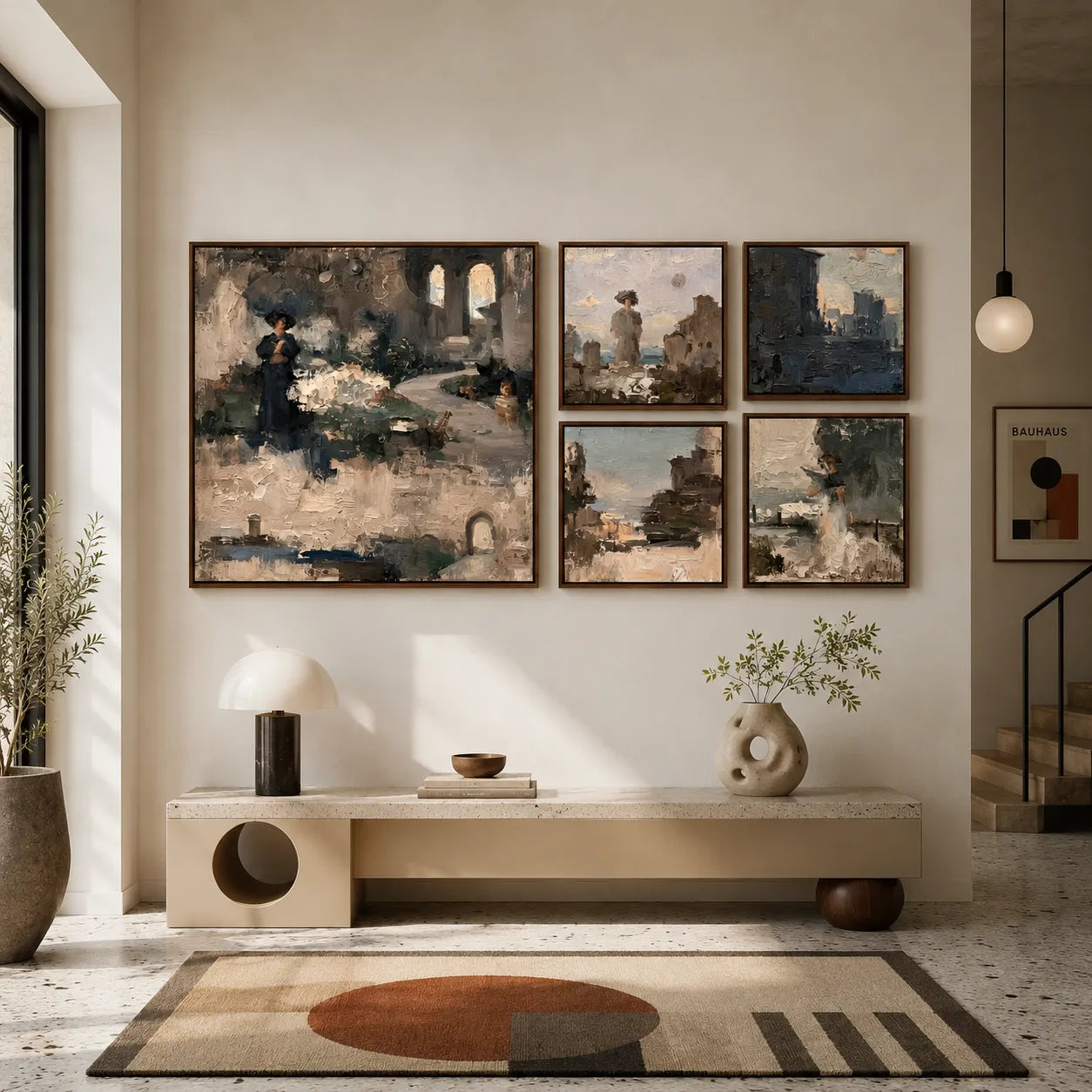 Romantic Ruins Gallery Wall (Including 5 Piece)