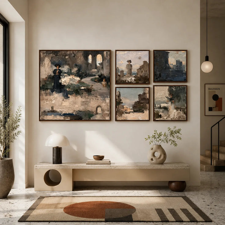 Romantic Ruins Gallery Wall (Including 5 Piece)