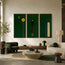 Emerald Solitude Triptych Gallery Wall (Including 3 Piece)