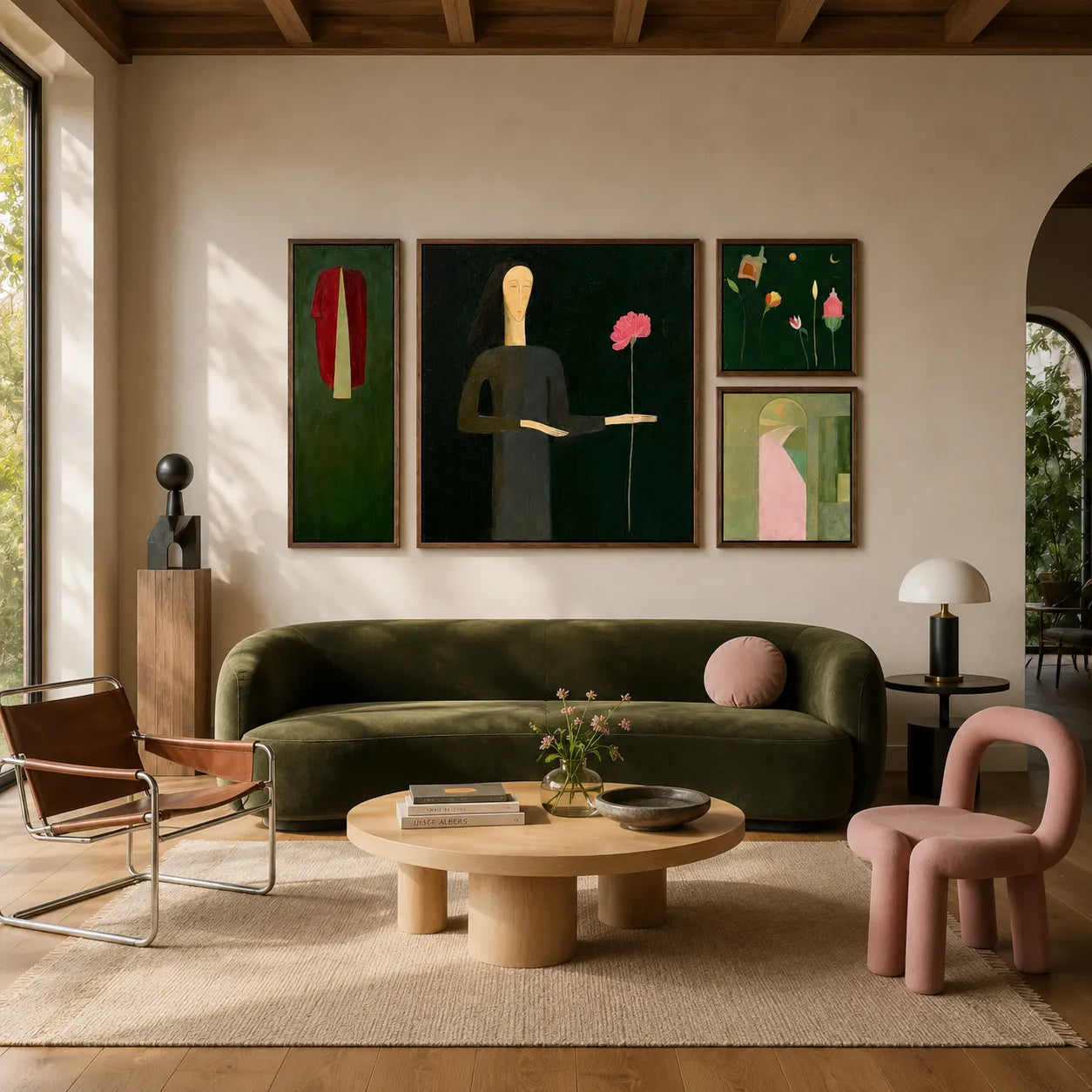 The Keeper of a Single Bloom Gallery Wall (Including 4 Piece)