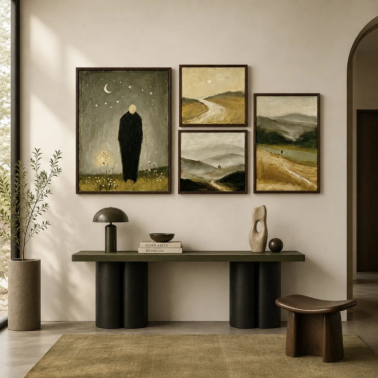 Solitary Paths Under the Stars Gallery Wall (Including 4 Piece)