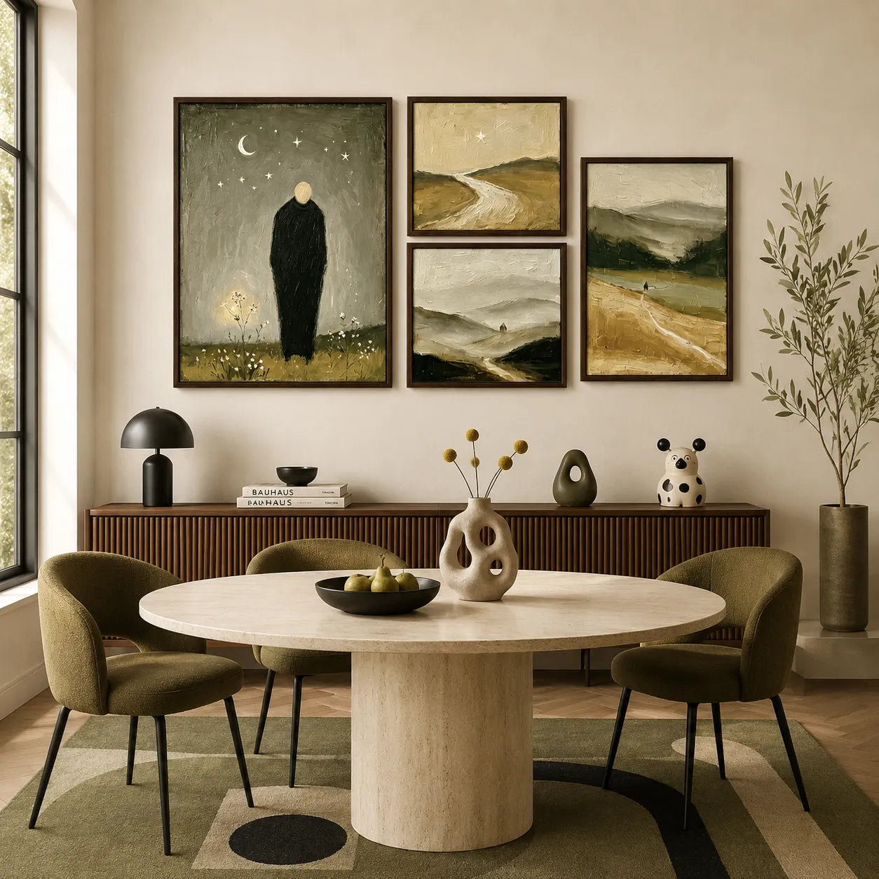 Solitary Paths Under the Stars Gallery Wall (Including 4 Piece)