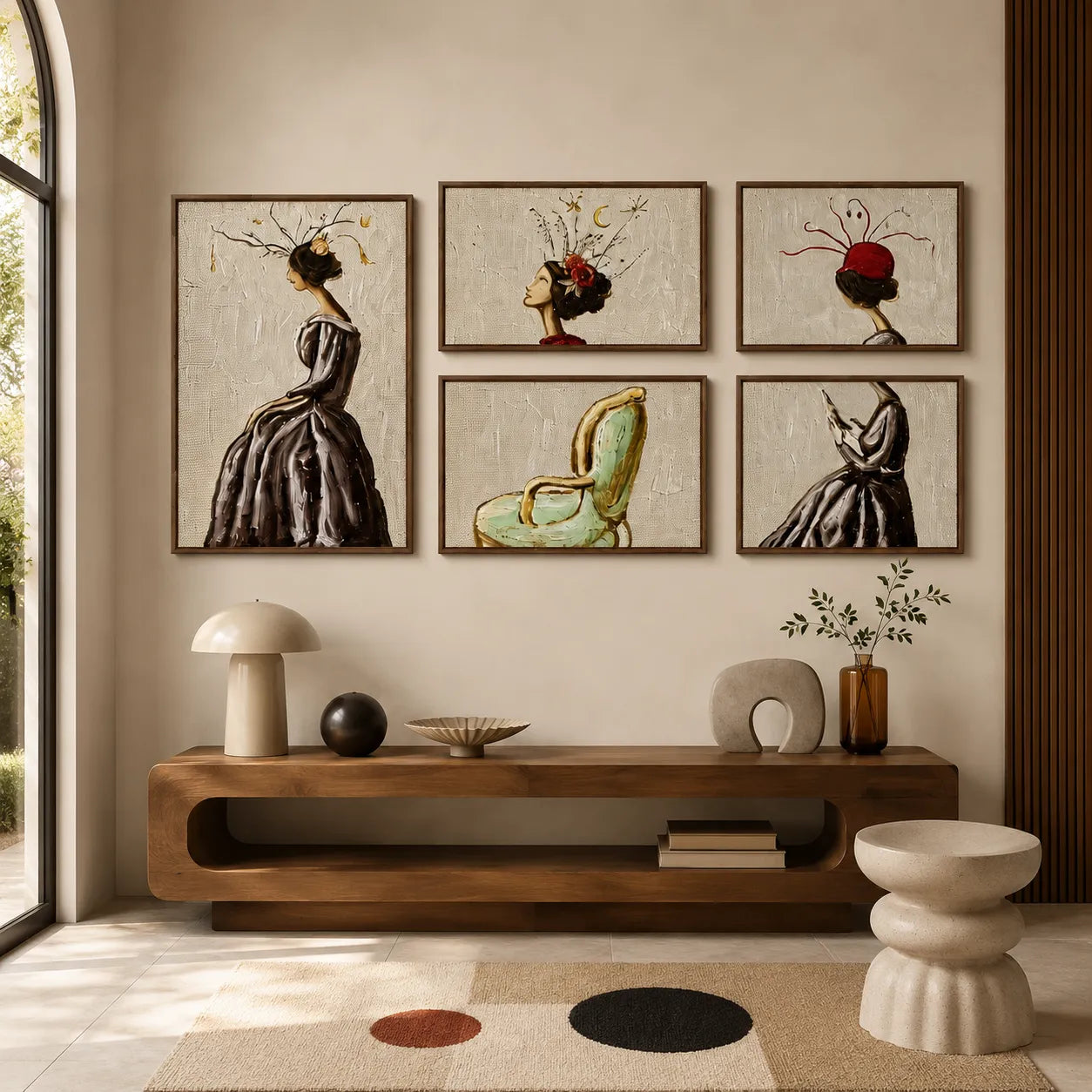 Whimsical Muse Gallery Wall (Including 5 Piece)