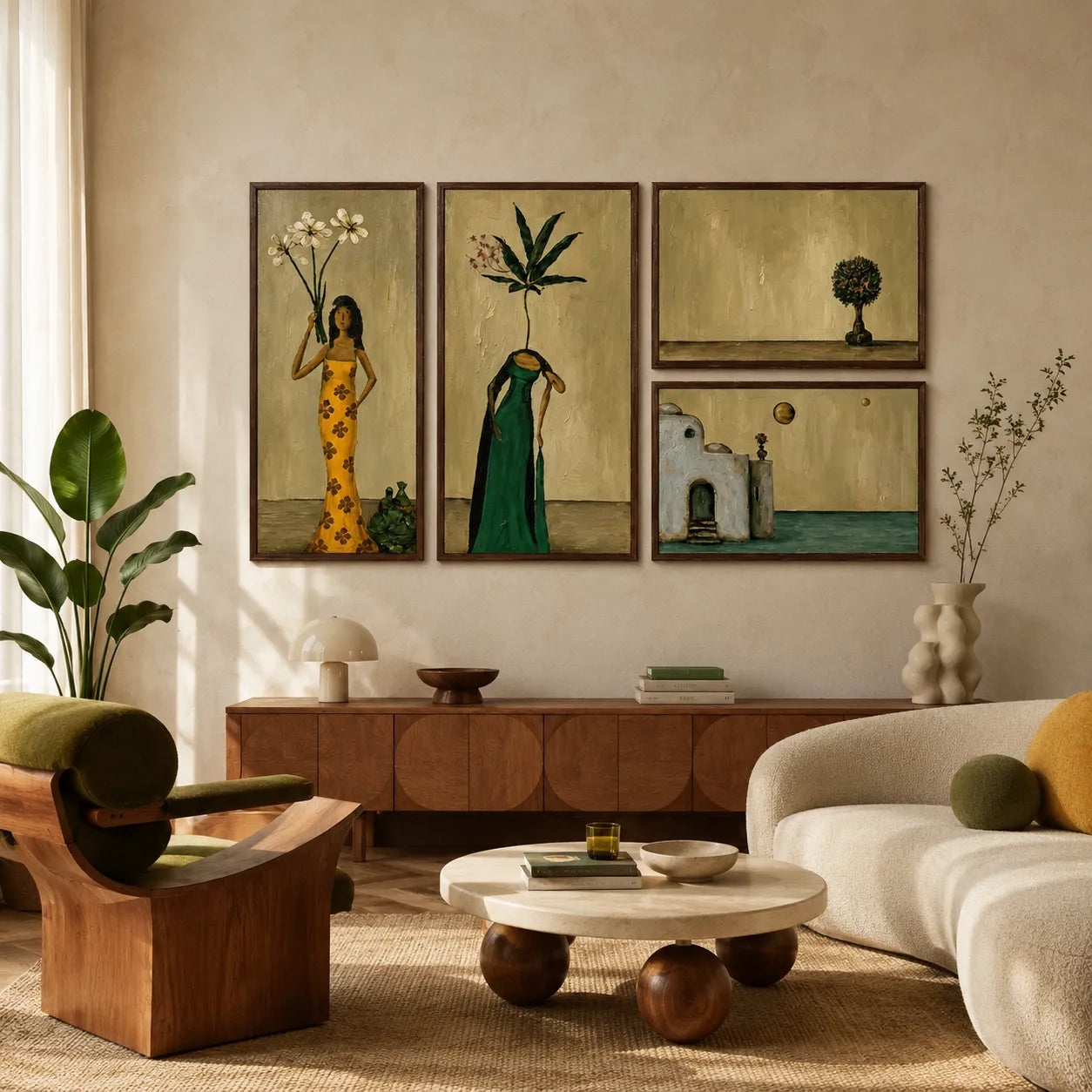Botanical Muse Gallery Wall (Including 4 Piece)