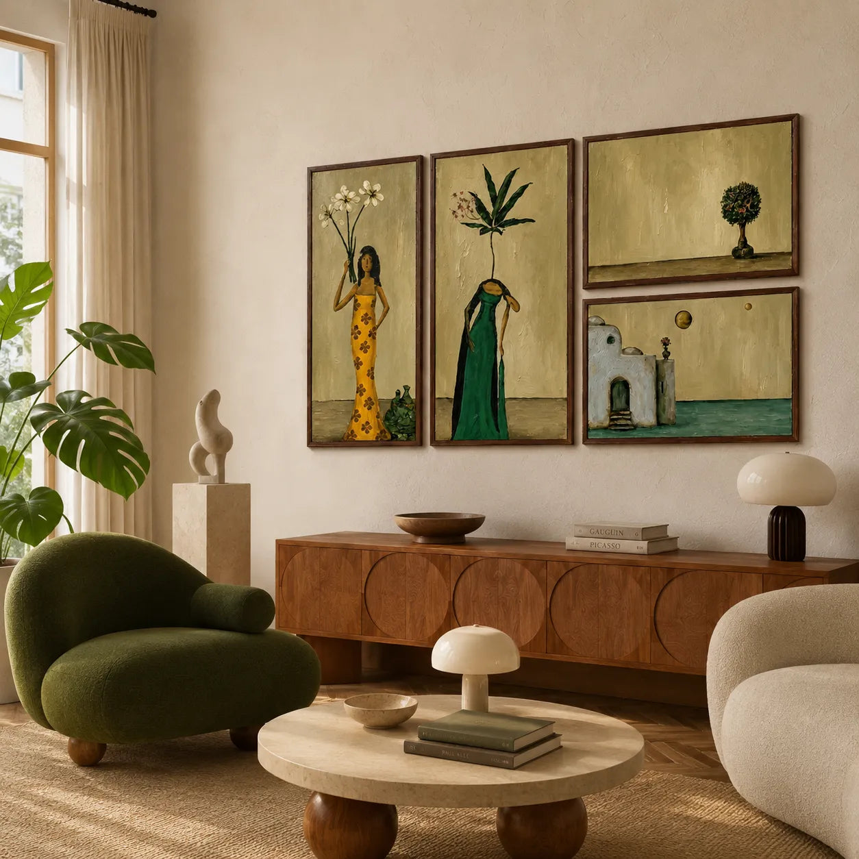Botanical Muse Gallery Wall (Including 4 Piece)