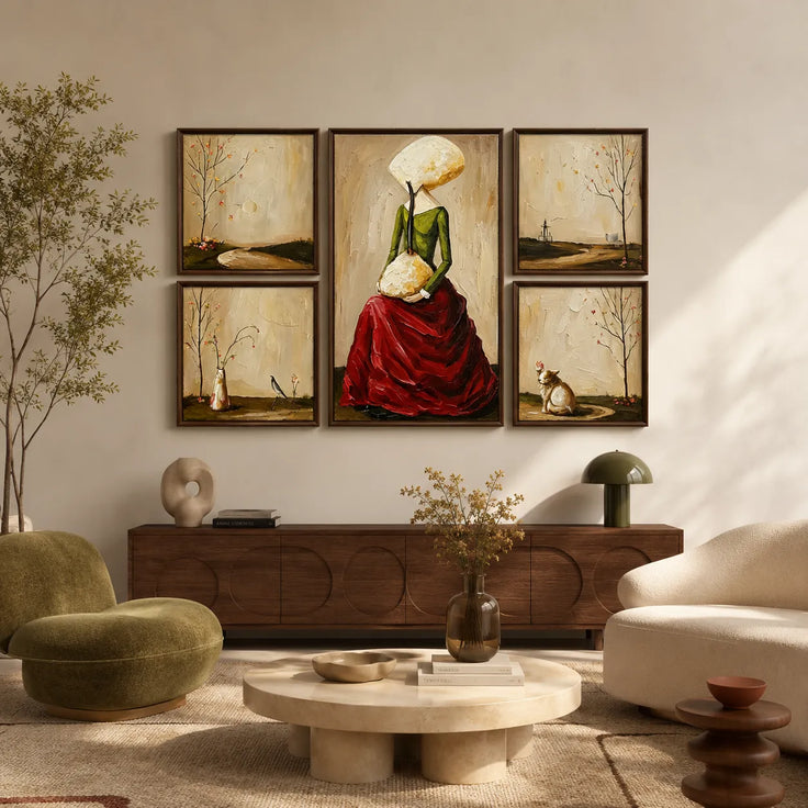 The Quiet Offering Gallery Wall (Including 5 Piece)