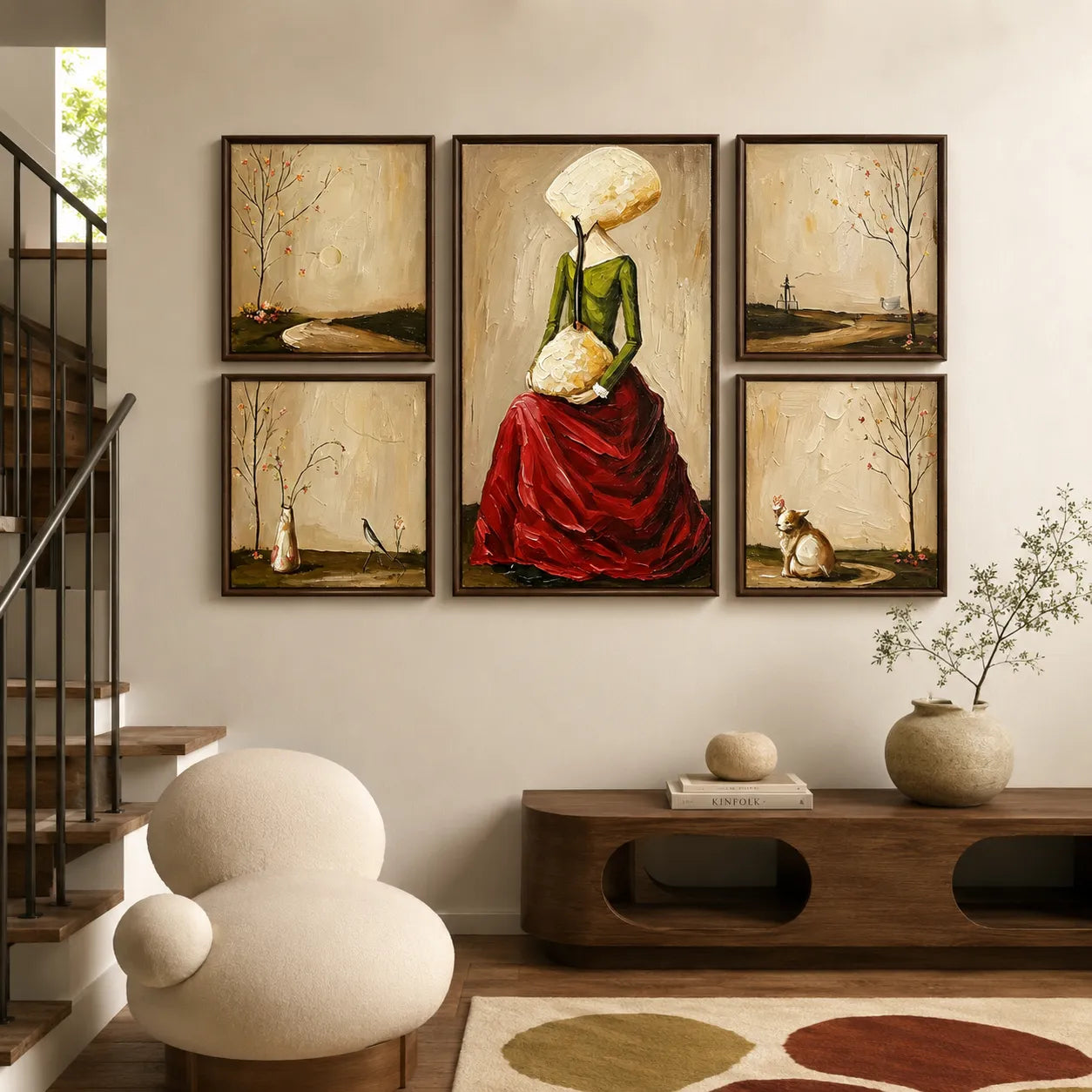 The Quiet Offering Gallery Wall (Including 5 Piece)