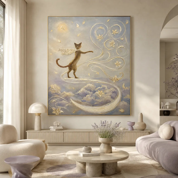 Moonlit Whimsy Cat
