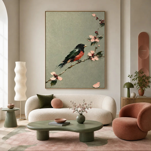 Blossom Perch Bird