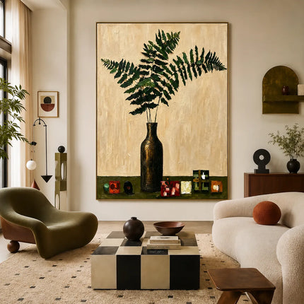 Botanical Shadow Vase