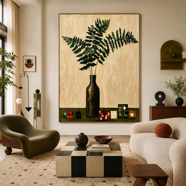 Botanical Shadow Vase
