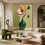 Modern Bloom in Emerald Vase