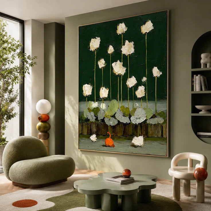 Moonlit Lotus Garden