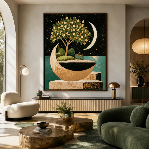 Moonlit Star Tree